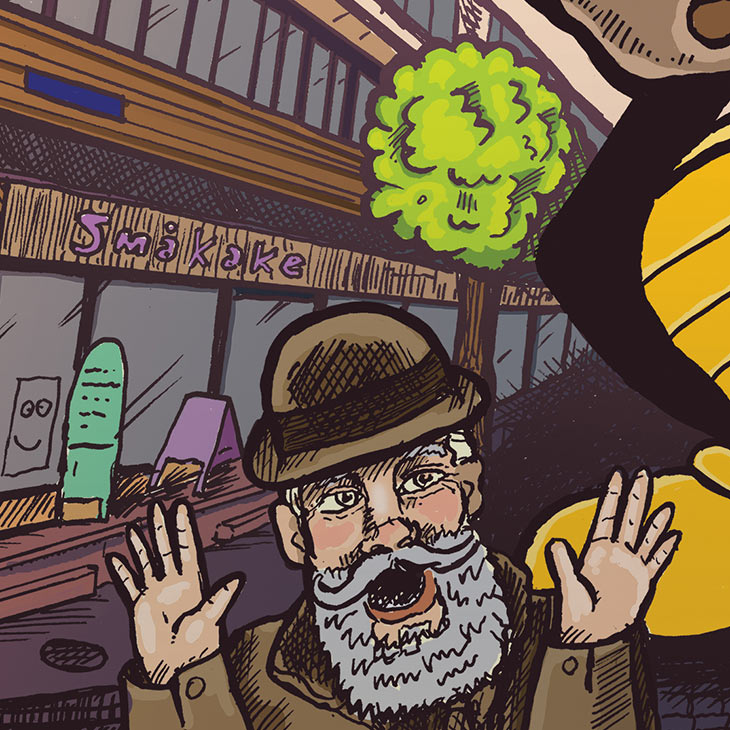 Craft Beer Illustration - Old Man