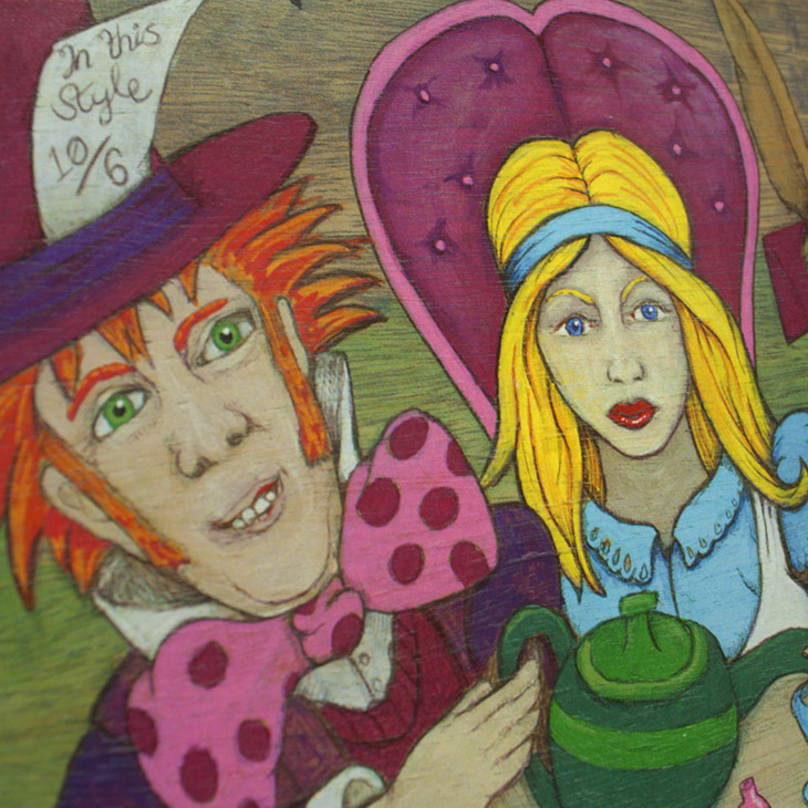 Alice in Wonderland - Mad Hatter's Tea Party Painting